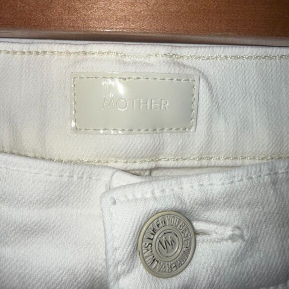 Mother The Rascal Crop Fray In Cream Puffs 28 - Picture 8 of 12